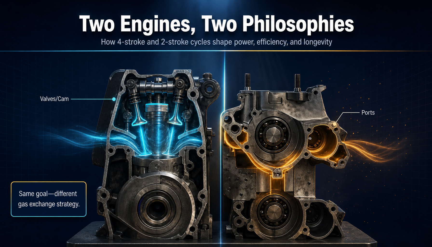 Engine explanation diagram from the supplied report