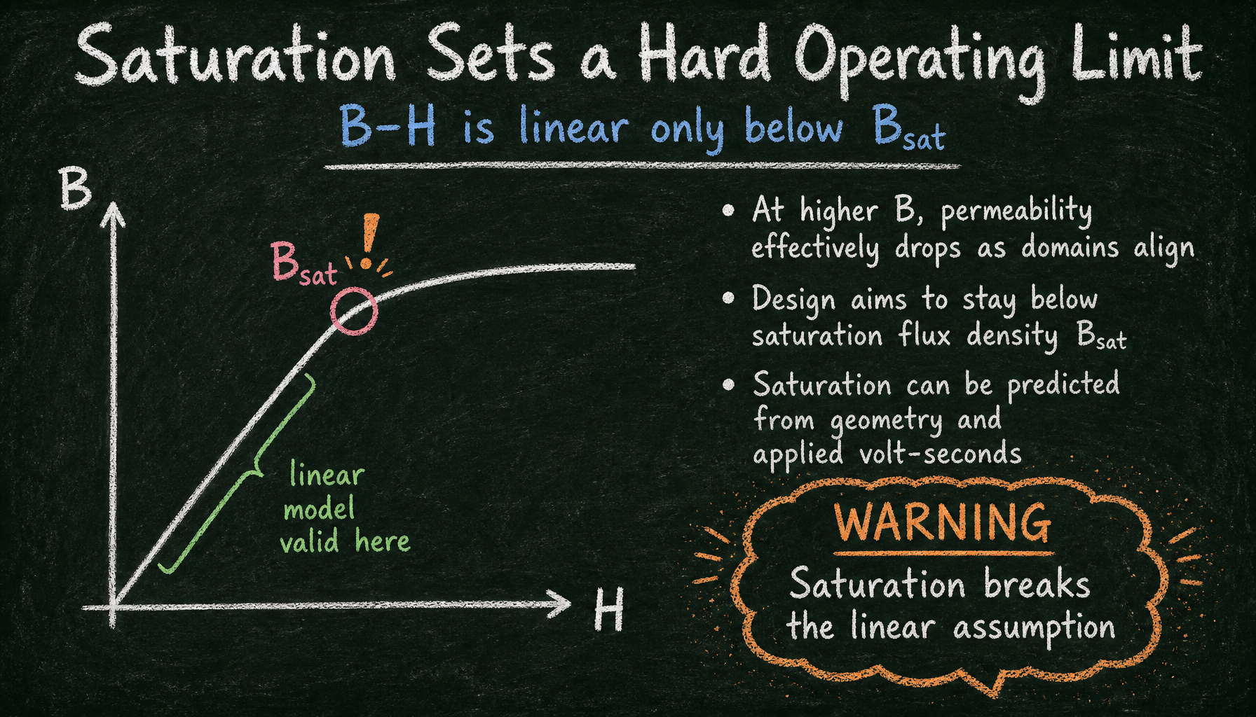 Magnetic circuit explanation diagram from the supplied report
