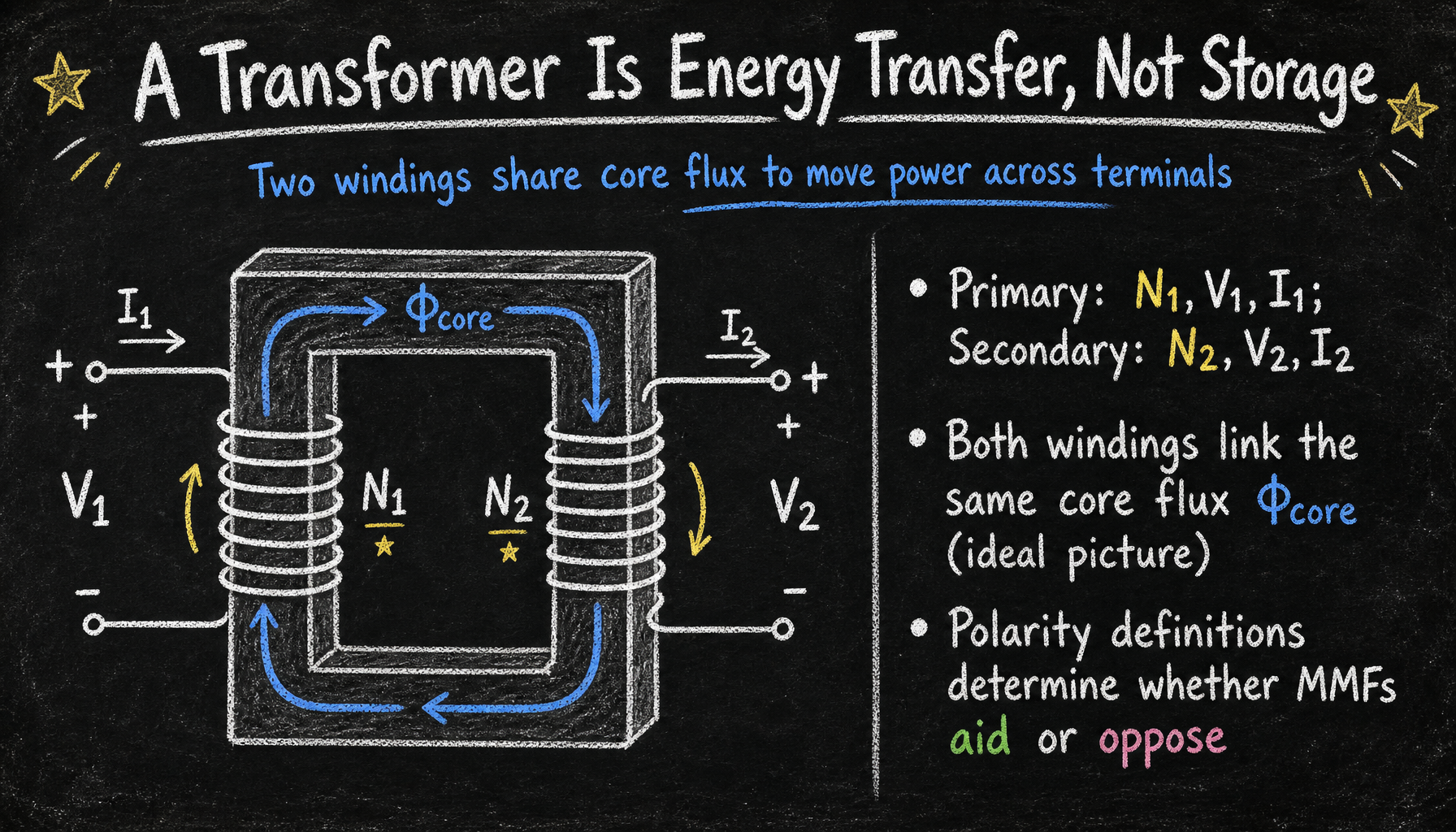Magnetic circuit explanation diagram from the supplied report